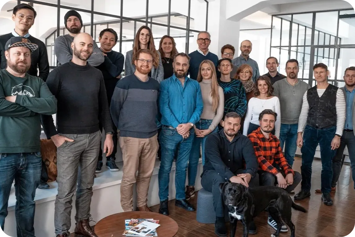 Das Zentreo / Techpilot Team in München